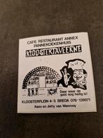 3986 Sticker Cafe Restaurant Kloostertaveerne, Ophalen of Verzenden, Zo goed als nieuw