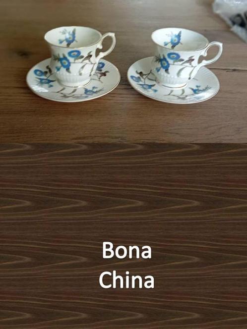 Engels Porselein SET Bone China - Heren 2x - 5€ Klik RK adv., Antiek en Kunst, Antiek | Porselein, Ophalen of Verzenden