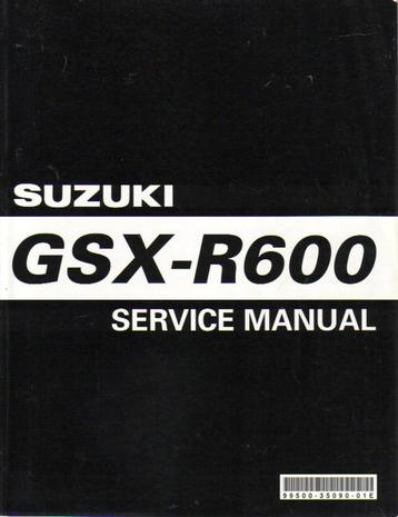 Suzuki GSX R600 service manual (4753z) beschikbaar voor biedingen