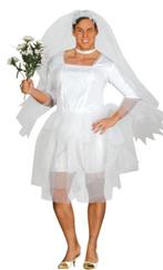 Trouwjurk carnaval nieuw, Maat 52/54 (L), Ophalen of Verzenden, Kleding, Geboorte of Huwelijk