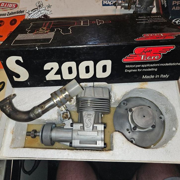 25 cc Supertigre S 2000, Hobby en Vrije tijd, Modelbouw | Radiografisch | Vliegtuigen, Gebruikt, Nitro, RTF (Ready to Fly), Ophalen of Verzenden