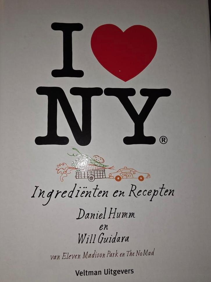 I Love NY - Kookboek met recepten van Daniel Humm, Boeken, Kookboeken, Zo goed als nieuw, Voorgerechten en Soepen, Hoofdgerechten