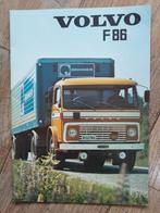 Volvo F86 Brochure - 1971, Volvo, Zo goed als nieuw, Volvo, Ophalen of Verzenden