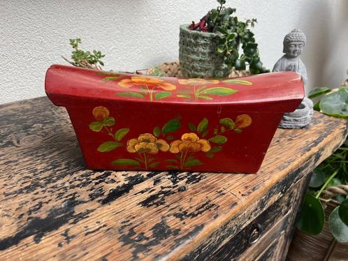 Chinees handbeschilderd sieraden kistje geheim vak chinees, Antiek en Kunst, Kunst | Niet-Westerse kunst, Ophalen of Verzenden