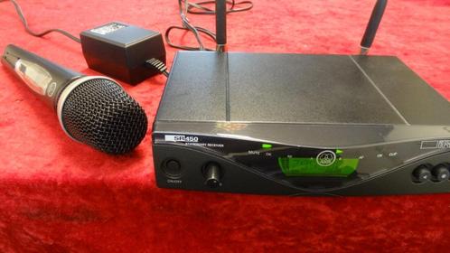 AKG draadloze microfoon SR450 en HT450/D handheld, Muziek en Instrumenten, Microfoons, Gebruikt, Zangmicrofoon, Ophalen
