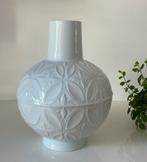 Schirnding Op Art bolle buik vaas, Huis en Inrichting, Woonaccessoires | Vazen, Wit, Aardewerk of Porselein, Ophalen of Verzenden