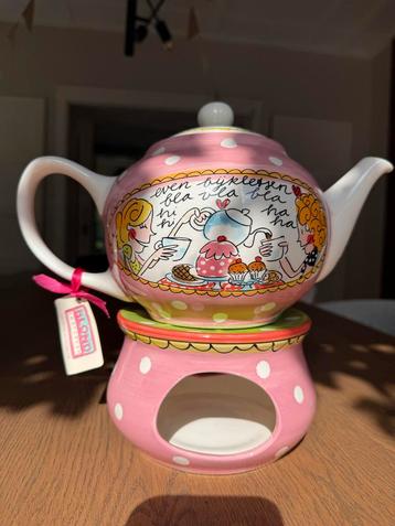 Blond Amsterdam Theepot met Warmhouder - Nieuw beschikbaar voor biedingen
