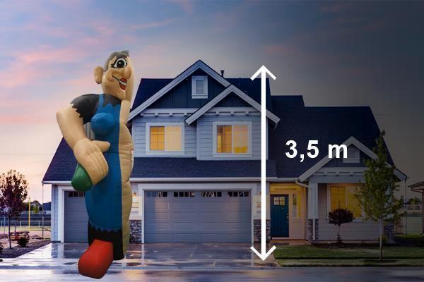 Halve Sarah pop te huur, landelijke bezorging mogelijk, Hobby en Vrije tijd, Feestartikelen | Verhuur, Zo goed als nieuw, Abraham of Sarah