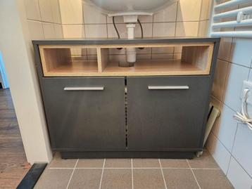 Wastafelonderkast Antraciet 80 x 64 cm beschikbaar voor biedingen