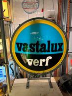 Vintage Vastalux Verf Lichtbak / Reclamebord, Verzamelen, Merken en Reclamevoorwerpen, Ophalen, Gebruikt, ., Lichtbak of (neon) lamp