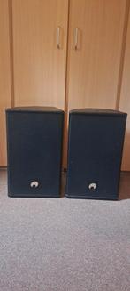 2 Professionele Omnitronic PAS-210+ Boxen, Gebruikt, 120 watt of meer, Front, Rear of Stereo speakers, Ophalen