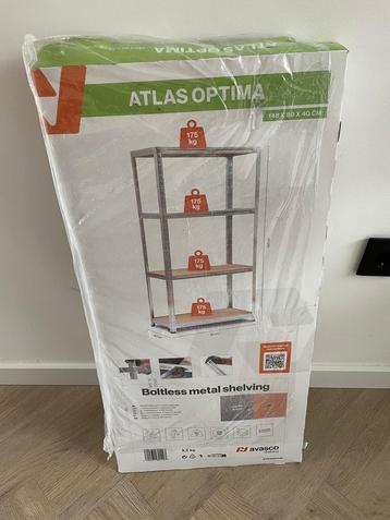 Nieuwe Atlas Optima Stellingkast - 148x80x40cm beschikbaar voor biedingen
