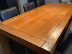 Houten eettafel, Huis en Inrichting, Tafels | Eettafels, Ophalen, Gebruikt, Eikenhout, 200 cm of meer