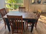 GRATIS Eethoektafel met stoelen, Ophalen, Zo goed als nieuw