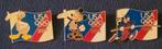 3 Disney Olympic Starter Lanyard pins Donald Mickey Goofy, Verzenden, Mickey Mouse, Zo goed als nieuw, Overige typen