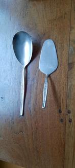 Gero Zilvium  Rose Romantique, taartschep en saladelepel, Ophalen of Verzenden