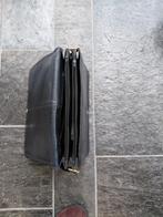 Retro leder klm tas, Ophalen, Gebruikt, 20 tot 30 cm, Blauw