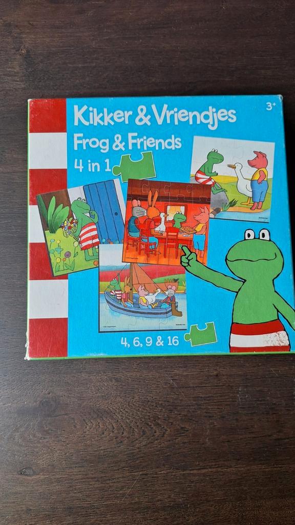 Kikker en zijn vriendjes puzzel, Kinderen en Baby's, Speelgoed | Kinderpuzzels, Zo goed als nieuw, 2 tot 4 jaar, 10 tot 50 stukjes