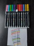 Outline markers metallic in nieuwstaat, Ophalen, Zo goed als nieuw, Potlood of Stift