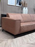 ZGAN Industriële Cognac Hoekbank - 270x270 - Links/Rechts, Huis en Inrichting, Ophalen, 250 tot 300 cm, -, -