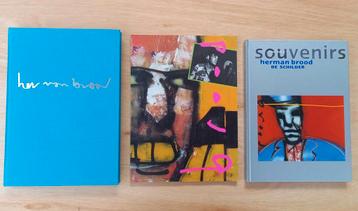 3 kunst / schilder boeken Herman Brood beschikbaar voor biedingen