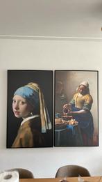 Twee schilderijen “Vermeer”, Antiek en Kunst, Ophalen
