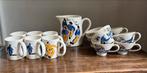 Sanseau Blue Salé Servies Terresdest Frankrijk, Huis en Inrichting, Keuken | Servies, Gebruikt, Ophalen of Verzenden, Overige stijlen