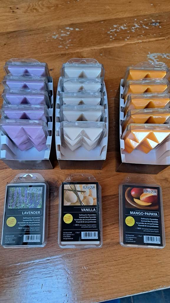 18 Nieuwe Verpakkingen Waxmelts (6 stuks per pak), Huis en Inrichting, Woonaccessoires | Kandelaars en Kaarsen, Nieuw, Kaars, Minder dan 25 cm