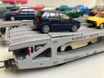Lima autotransport goth vw polo 4 wagons, Hobby en Vrije tijd, Modeltreinen | H0, Gebruikt, Gelijkstroom, Wagon, Ophalen of Verzenden