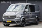Volkswagen Crafter L3H2 | 2.0Tdi 177Pk Aut. | Dubbele Cabine, Auto's, Bestelauto's, 12 maanden, Stof, Gebruikt, Zwart