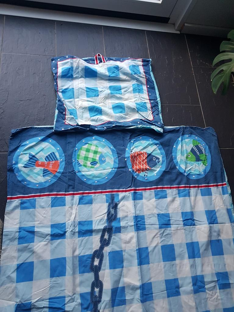 Dekbedovertrek jongen, Gebruikt, Blauw, Dekbedovertrek, Ophalen of Verzenden