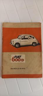 Fiat 600D Handleiding - Origineel, Ophalen of Verzenden, Gelezen