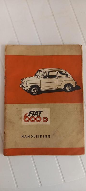 Fiat 600D Handleiding - Origineel beschikbaar voor biedingen