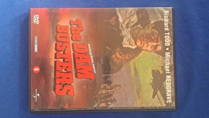 The Dam Busters "Richard Todd", Cd's en Dvd's, Dvd's | Filmhuis, Zo goed als nieuw, Overige gebieden, Ophalen of Verzenden