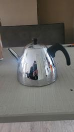 Dubbelwandige Biedermeier Theepot, Huis en Inrichting, Keuken | Potten en Pannen, Ophalen of Verzenden, Gebruikt, Rvs, Pot, Bus of Blik