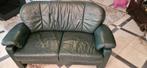 2 leren 2-zit zetels, Huis en Inrichting, Banken | Bankstellen, Ophalen of Verzenden, Gebruikt