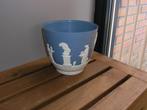 3x Vintage kunststof bloempot Wedgwood en botanisch, Tuin en Terras, Bloempotten, Kunststof, Gebruikt, Rond, Binnen