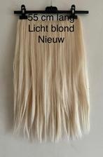 Haar clip extension clip in licht blond 55 cm lang nieuw, Sieraden, Tassen en Uiterlijk, Uiterlijk | Haarverzorging, Ophalen of Verzenden