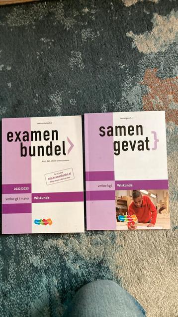 Examenbundels niet in geschreven wiskunde  beschikbaar voor biedingen
