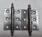 2 Antieke Vintage meubel scharnieren, Doe-het-zelf en Verbouw, Ophalen of Verzenden