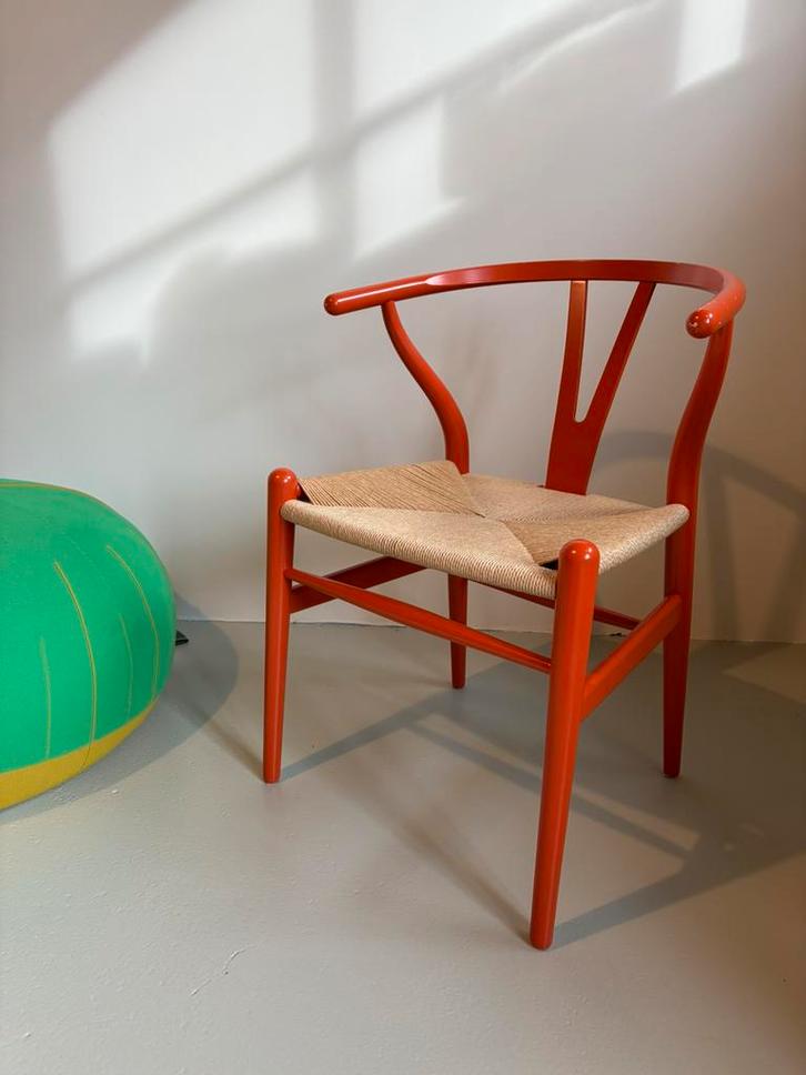 Carl Hansen Hans Wegner Wishbone chair CH24, Huis en Inrichting, Stoelen, Gebruikt, Eén, Hout, Overige kleuren, Ophalen of Verzenden