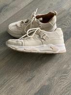 DWRS sneakers model Pluto zandkleurig leer/canvas in maat 40, Beige, Ophalen, DWRS, Sneakers of Gympen