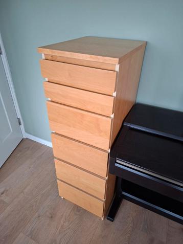 Malm ladekast met 6 lades - afbeelding 5