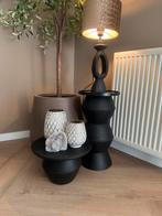 Set bijzet tafeltjes / decoratie standaard, Minder dan 55 cm, Gebruikt, Rond, Ophalen