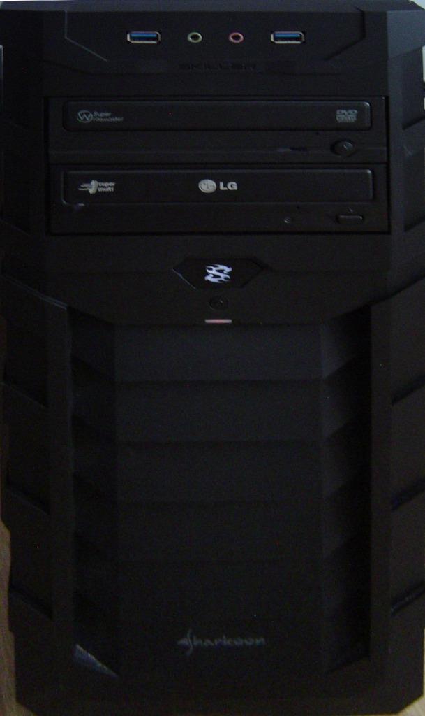 Sharkoon computer met HP monitor en Dell toetsenbord, Computers en Software, Desktop Pc's, Zo goed als nieuw, 3 tot 4 Ghz, HDD
