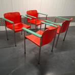KEMBO HOLLAND (= GIPSEN ) Vintage 4 stoelen eetkamerstoelen, Ophalen, Gebruikt, Vier, Overige materialen
