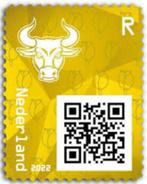 NFT NL Crypto stamp 1 Stier of waterbuffel, Postzegels en Munten, Postzegels | Nederland, Na 1940, Verzenden, Postfris