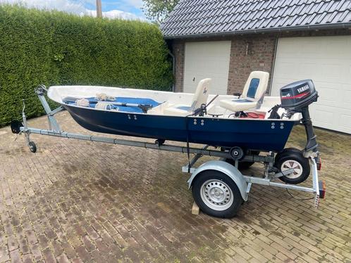 Boot met trailer, Watersport en Boten, Hengelsport | Roofvissen, Gebruikt, Ophalen