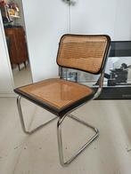 Marcel breuer cesca zwart webbing stoel buisframe, Zwart, Vintage, Hout, Zo goed als nieuw