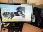 Asus 24 inch monitor, Kantelbaar, VGA, Gebruikt, Asus